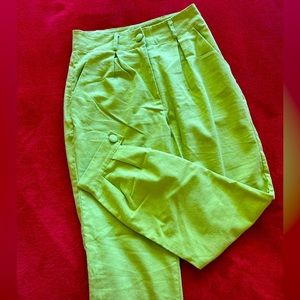 New high waist neon pants